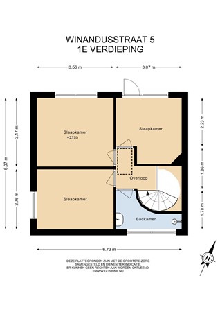 Floorplan - Winandusstraat 5, 6181 NG Elsloo
